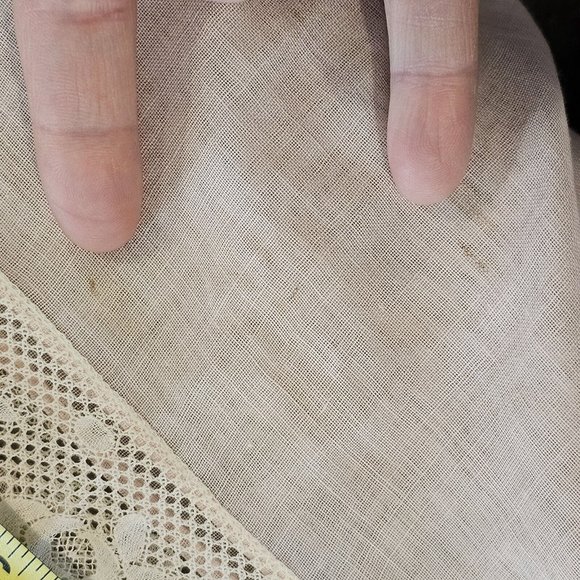 Vintage‎ Embroidered Floral Dresser Scarf Table Runner Pale Pink Ivory Lace - Picture 3 of 11